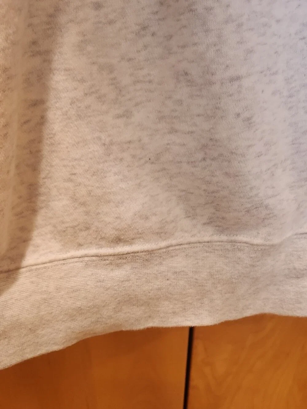 Nike Light Heather Gray Pullover Hoodie with Red Rose Embroidery